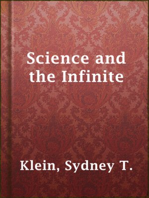 cover image of Science and the Infinite